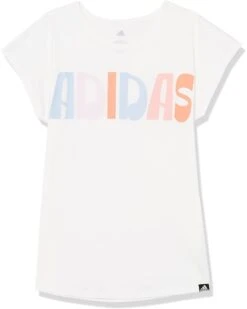 adidas Kids Short Sleeve Cap Sleeve Tee (Big Kids) | Shirts & Tops