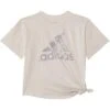 adidas Kids Loose Tie Front Tee S24(Big Kid) | Shirts & Tops