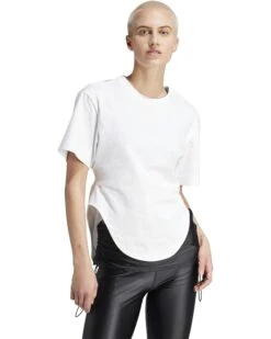 adidas by Stella McCartney Sportswear Curfed Hem T-Shirt IT8271 | Shirts & Tops