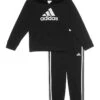 adidas Kids Hooded Fleece Jacket Set (Toddler/Little Kid) | Kids' Sets