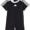 adidas Kids 3S Logo Romper (Infant) | Jumpsuits & Rompers