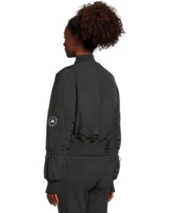 adidas by Stella McCartney Woven Bomber Cropped JF6030 | Coats & Outerwear -Dasadi Store 61HqqRTpWmL. AC SR736920