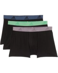 adidas Stretch Cotton Trunk 3-Pack | Underwear