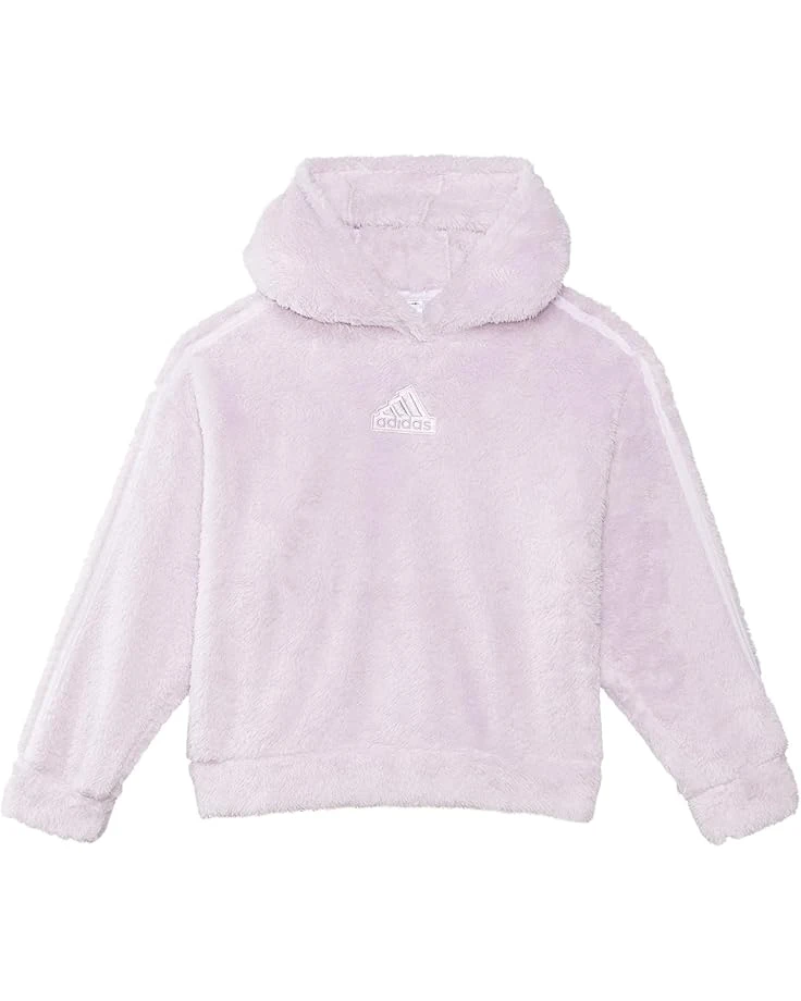 adidas Kids Cozy Furry Sherpa Hooded Pullover (Big Kid) | Hoodies & Sweatshirts 3 adidas Kids Cozy Furry Sherpa Hooded Pullover (Big Kid) | Hoodies & Sweatshirts - Image 3