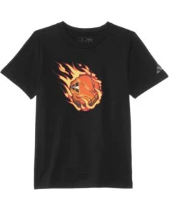 adidas Kids Basketball Heat Tee (Big Kids) | Shirts & Tops