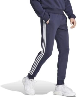 adidas Essentials Fleece Tapered Cuffed 3-Stripes Pants -Dasadi Store 61h EKQsT0L. AC SR736920