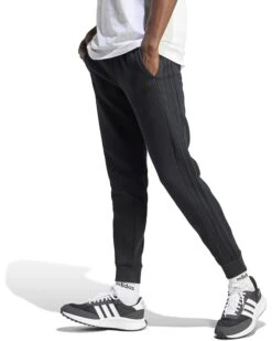 adidas Essentials Fleece Tapered Cuffed 3-Stripes Pants