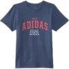adidas Kids SS USA Tee24(Big Kid) | Shirts & Tops