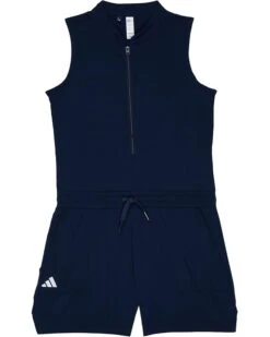 adidas Golf Kids 1/2 Zip Short Sleeve Romper (Little Kids/Big Kids) | Jumpsuits & Rompers