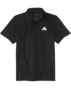 adidas Kids Poly Mesh 3S Polo(Big Kid) | Shirts & Tops