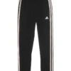 adidas Kids 3-Stripes Cuffed Jersey Joggers (Big Kid) | Pants