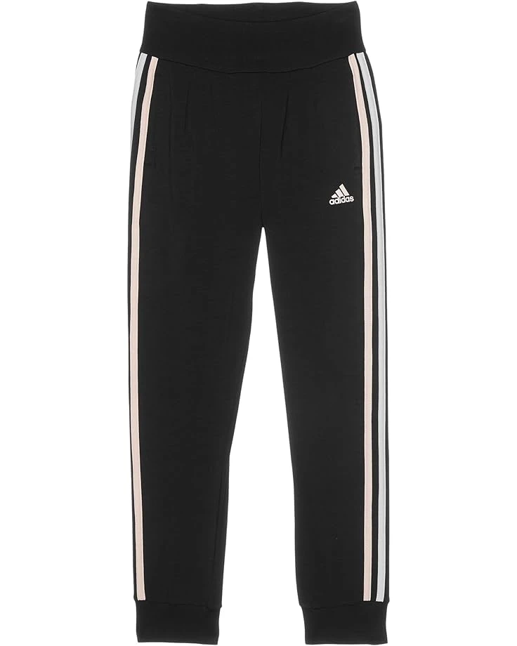 adidas Kids 3-Stripes Cuffed Jersey Joggers (Big Kid) | Pants 1 adidas Kids 3-Stripes Cuffed Jersey Joggers (Big Kid) | Pants