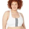 adidas Plus Size Training Medium Support Better 3-Stripes Bra | Underwear & Intimates