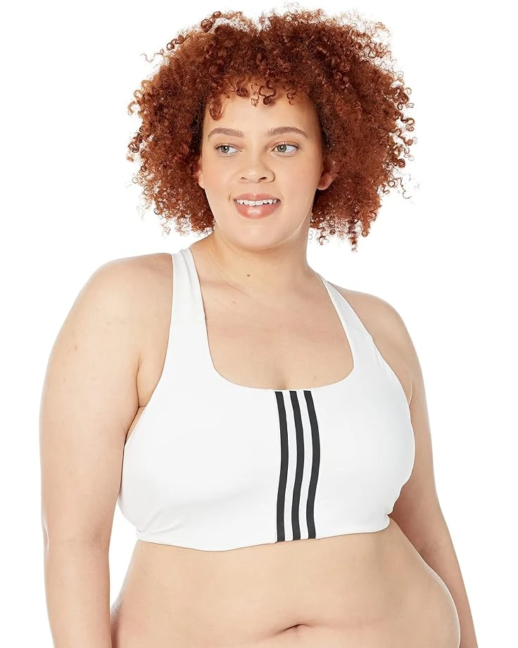 adidas Plus Size Training Medium Support Better 3-Stripes Bra | Underwear & Intimates 1 adidas Plus Size Training Medium Support Better 3-Stripes Bra | Underwear & Intimates