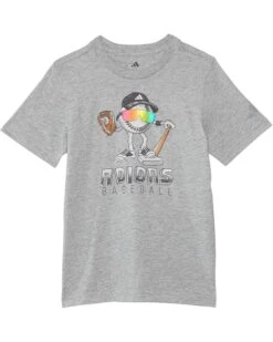 adidas Kids Stunner Baseball Tee (Toddler/Little Kids) | Shirts & Tops