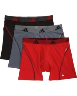 adidas Performance Mesh Boxer Brief 3-Pack | Underwear