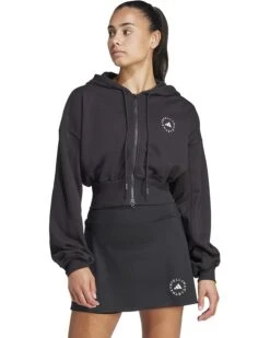 adidas by Stella McCartney Cropped Zipped Hoodie IN3637 | Hoodies & Sweatshirts