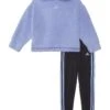 adidas Kids Long Sleeves Hooded Sherpa Legging Set (Toddler/Little Kid) | Kids' Sets