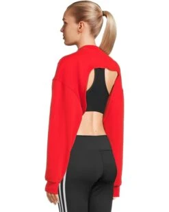 Adidas by Stella McCartney TrueCasuals - Cropped Sportswear Sweatshirt JJ2574 | Hoodies & Sweatshirts -Dasadi Store 71Q2PlWEv9L. AC SR736920