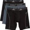 adidas Performance Mesh Long Boxer Brief 3-Pack | Underwear