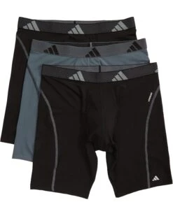 adidas Performance Mesh Long Boxer Brief 3-Pack | Underwear