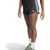 adidas Pacer Training 3-Stripes Woven High-Rise Shorts