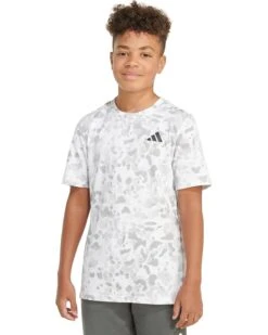 adidas Kids AOP Pebble Camo SS Tee(Toddler/Little Kid/Big Kid) | Shirts & Tops
