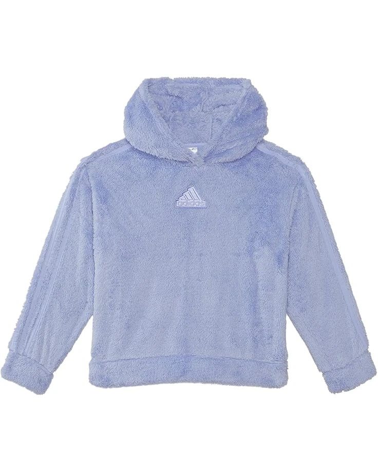 adidas Kids Cozy Furry Sherpa Hooded Pullover (Big Kid) | Hoodies & Sweatshirts 2 adidas Kids Cozy Furry Sherpa Hooded Pullover (Big Kid) | Hoodies & Sweatshirts - Image 2