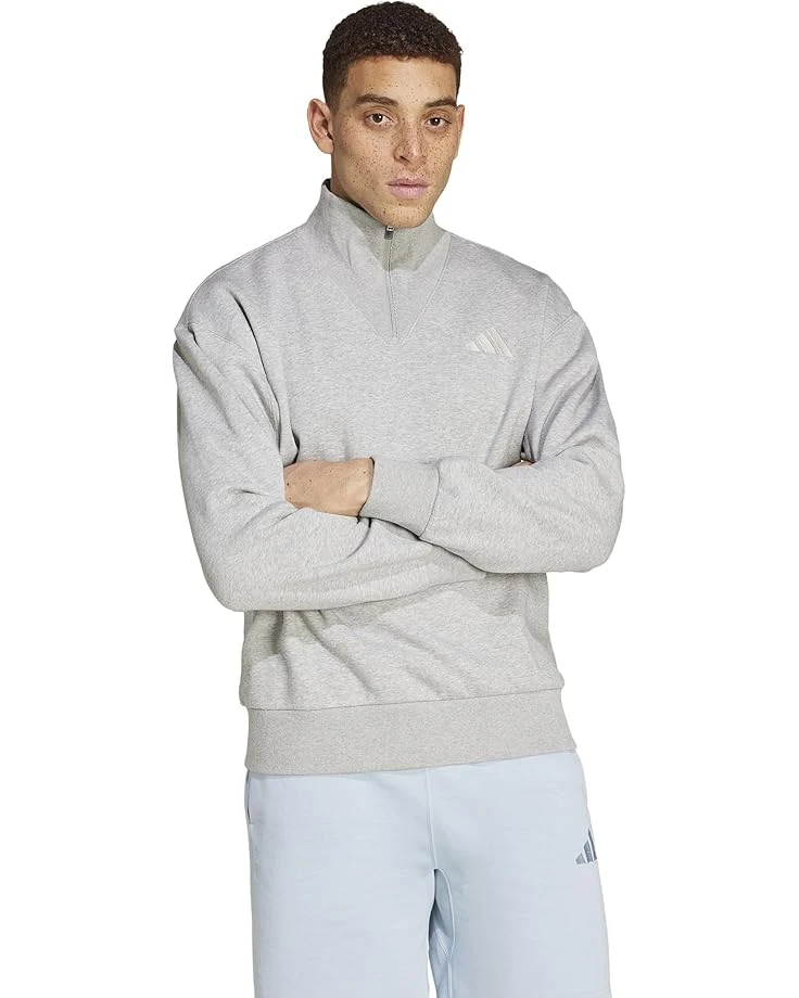 adidas All SZN Fleece 1/4 Zip Crew | Hoodies & Sweatshirts 6 adidas All SZN Fleece 1/4 Zip Crew | Hoodies & Sweatshirts - Image 6