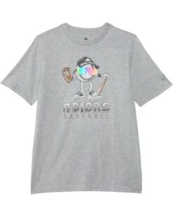 adidas Kids Stunner Baseball Tee (Big Kids) | Shirts & Tops