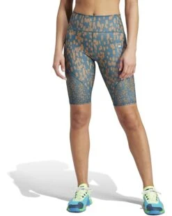 adidas by Stella McCartney TruePurpose Optime Training Bike Leggings Printed IQ4520 | Shorts