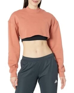 adidas by Stella McCartney TrueCasuals Cropped Sportswear Sweatshirt HT1111 | Hoodies & Sweatshirts