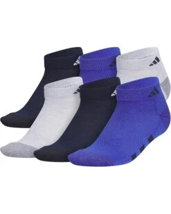 adidas Kids Athletic Cushioned 6-Pack Low Cut (Little Kid/Big Kid/Adult) | Socks