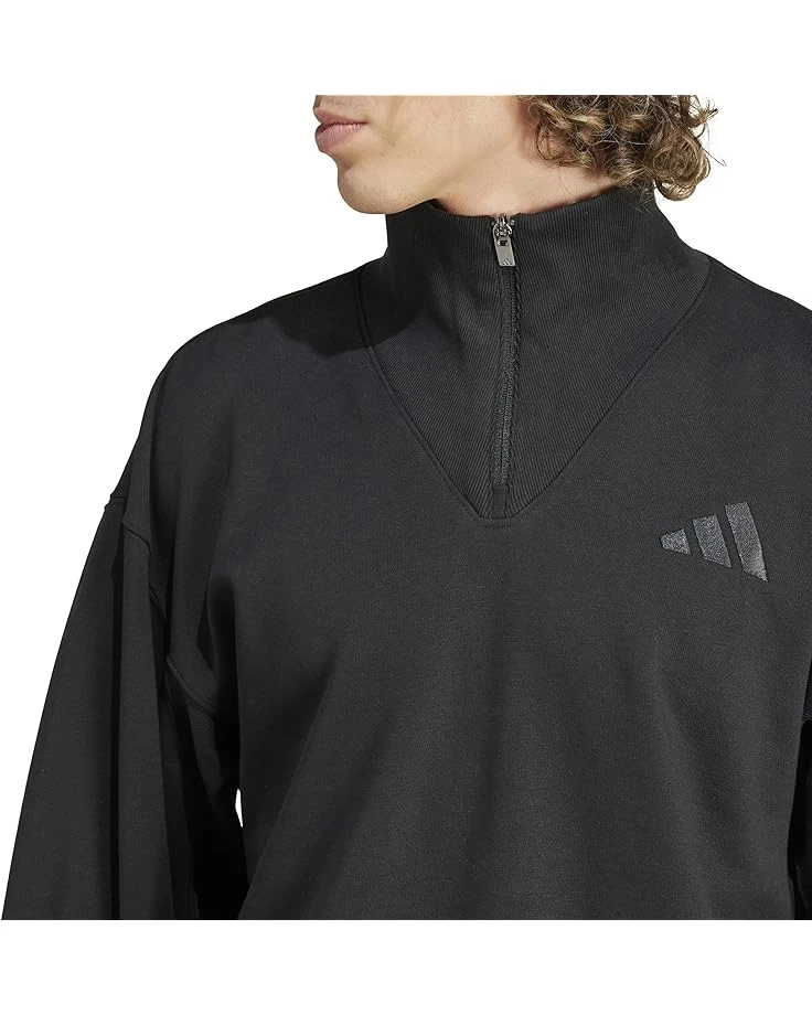 adidas All SZN Fleece 1/4 Zip Crew | Hoodies & Sweatshirts 3 adidas All SZN Fleece 1/4 Zip Crew | Hoodies & Sweatshirts - Image 3